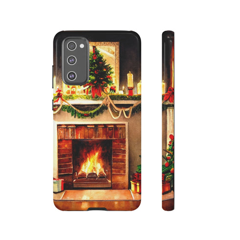 Warm Chirstmas Hearth - Impact Resistant Phone Case Samsung Galaxy S20 FE Glossy